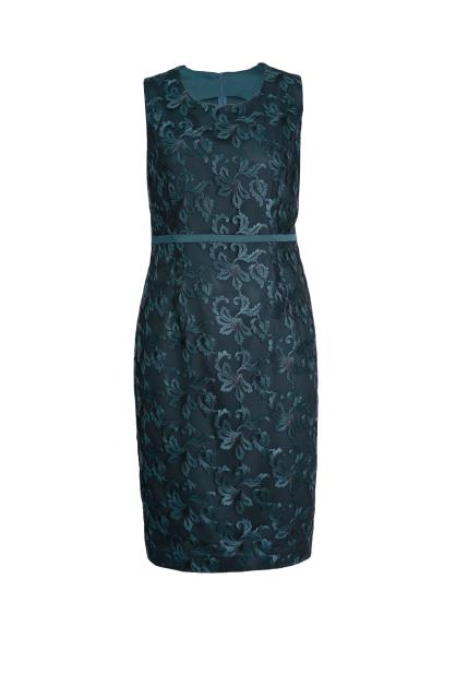 皮尔卡丹女装年秋季新款轻奢蕾丝绣花连衣裙P1336D1990G0
 商品图3