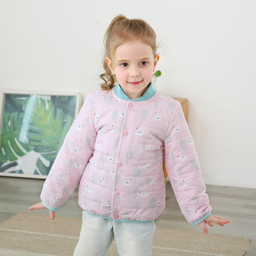 龙之涵 宝宝外套童装棉衣男宝女宝秋冬季上衣轻薄中大童短款棉袄 商品图1