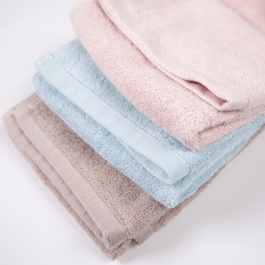 老米优品 /为肌肤护航~《日式无印纯色竹纤维毛巾》洗脸毛巾，柔软吸水，素色简约浴室面巾，一触即爱！ 商品图4