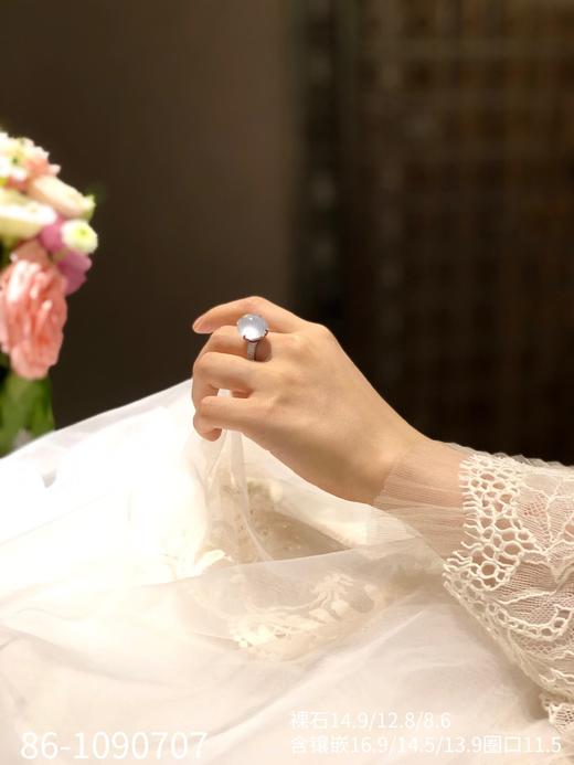 86-1090707，玻璃种蛋面戒指，具体价格微信咨询 商品图4