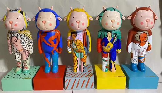 羊羊雕塑-手绘马蒂斯/杨媛媛 商品图0