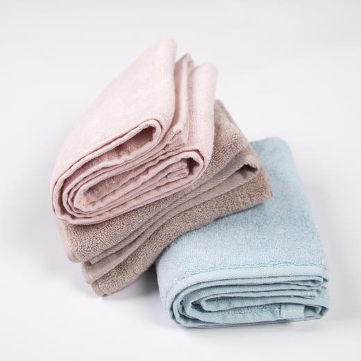 老米优品 /为肌肤护航~《日式无印纯色竹纤维毛巾》洗脸毛巾，柔软吸水，素色简约浴室面巾，一触即爱！ 商品图3