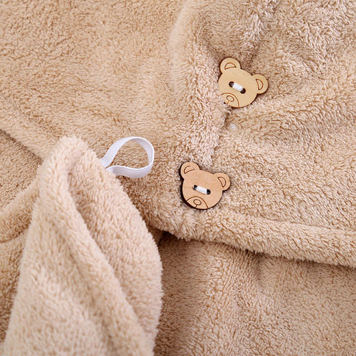 【拍1发2条！速干干发帽】干发帽、浴帽干发不伤发，加厚珊瑚绒速干帽巾，不滴水，不伤发丝，长发也能用 商品图8