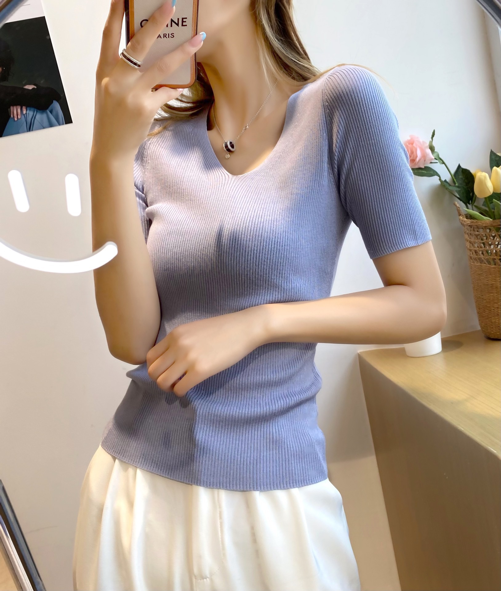 鄂s 桑蚕丝针织短袖011207