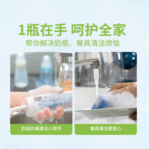 【一般贸易】美国甘尼克宝贝Baby Ganics 无香泡沫型奶瓶果蔬餐具清洁液 商品图1