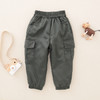 龙之涵 中小童全棉工装棉裤 贡缎夹棉裤子 商品缩略图8