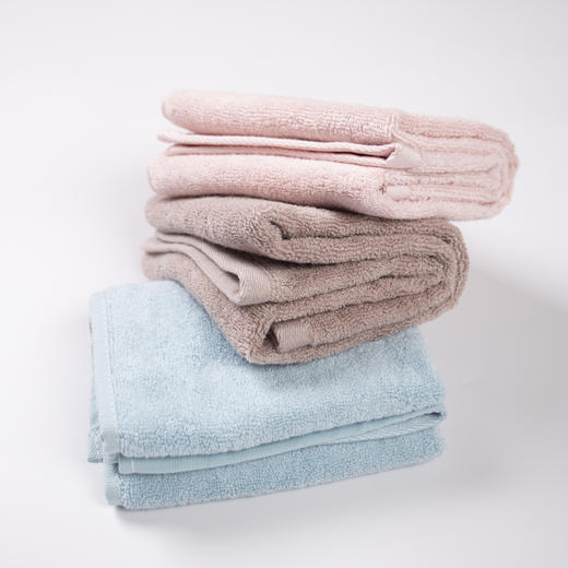 老米优品 /为肌肤护航~《日式无印纯色竹纤维毛巾》洗脸毛巾，柔软吸水，素色简约浴室面巾，一触即爱！ 商品图0