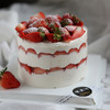 【生日蛋糕】透明围边草莓蛋糕 商品缩略图0