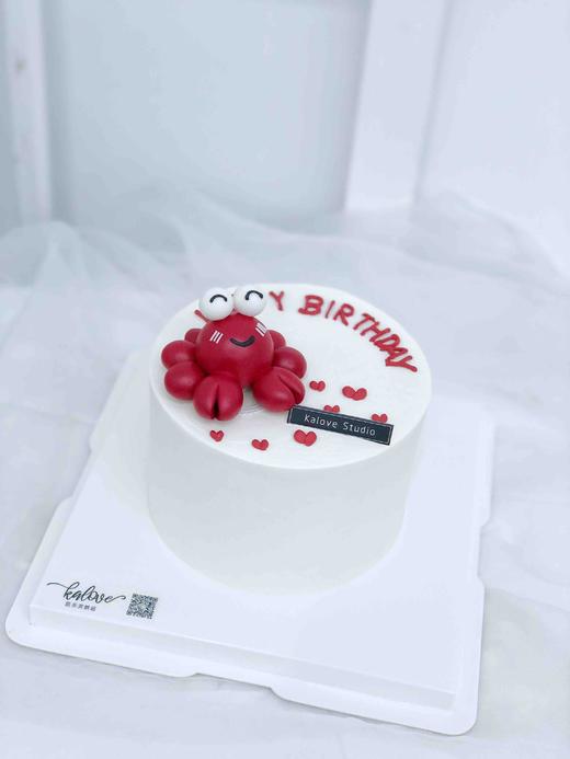 可爱小螃蟹 巨蟹座蛋糕 商品图0