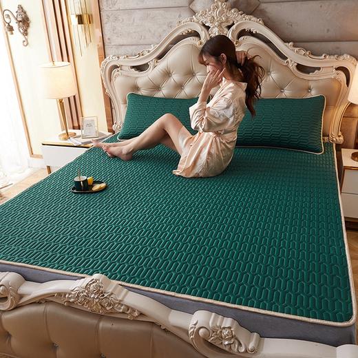  【乳胶凉席三件套】凉而不冰的秘密-天然乳胶凉席 冰丝席三件套 可折叠水洗空调软席子 商品图4