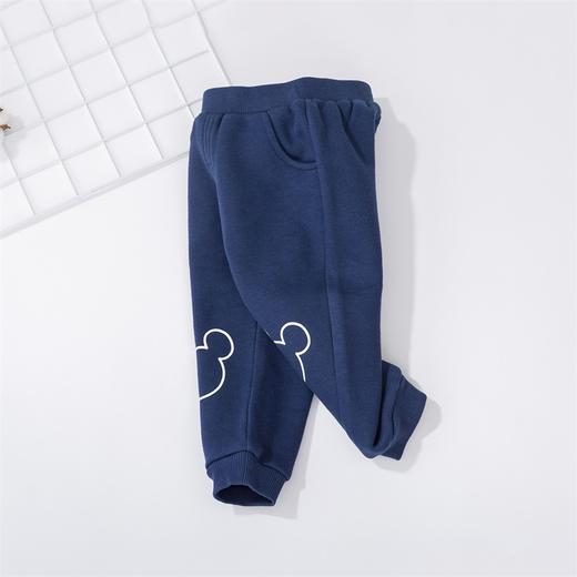 迪士尼米奇卡通男童宝宝春秋抓绒休闲长裤裤子 商品图8