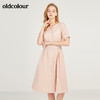 oldcolour欧珂2020夏短袖连衣裙休闲百搭中长裙M24101431 商品缩略图3