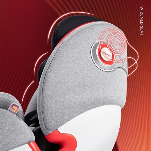 Pouch儿童安全座椅0-12岁汽车座椅360度旋转汽座KS19Plus 商品图4