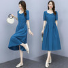 WZNH-XSLG933夏季时尚简约大方气质优雅收腰显瘦性感连衣裙 商品缩略图0