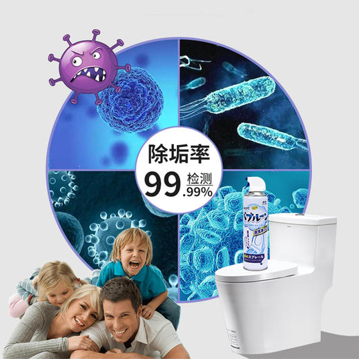 马桶泡泡慕斯洗厕所除臭神器净液泡沫清洁剂宝洁厕灵除垢去黄去渍抽油烟机清洗剂厨房去重油污神器强力去污除污垢油渍净泡沫清洁剂 商品图3