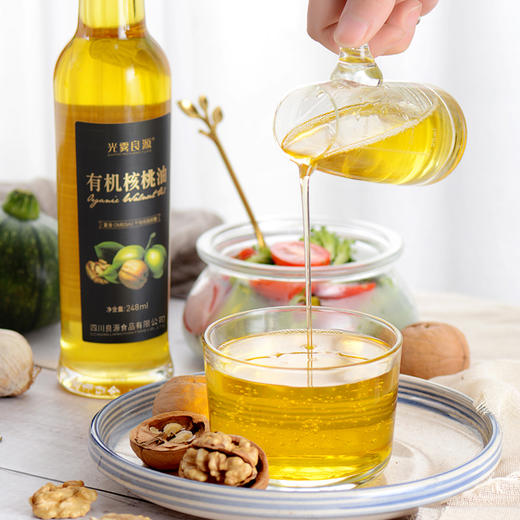 有机核桃油248ml  【适用人群 ：六月以上宝宝、青少年、老人】 包邮 商品图5