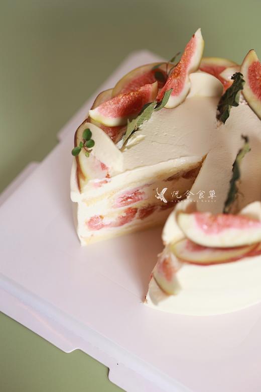 无花果马鞭草奶油蛋糕 商品图1