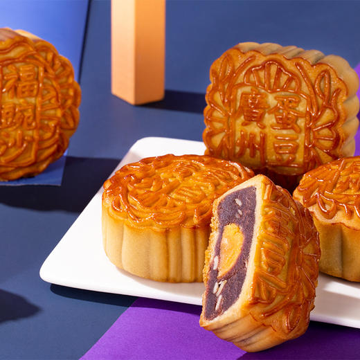 【包邮】广州酒家 | 幸福的礼月饼礼盒400g 4颗装 商品图3