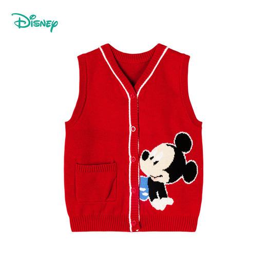 迪士尼男女童春秋针织马甲 商品图6