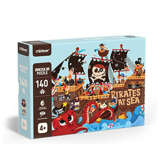 弥鹿mideer异形主题拼图-惊天海盗团 商品图0