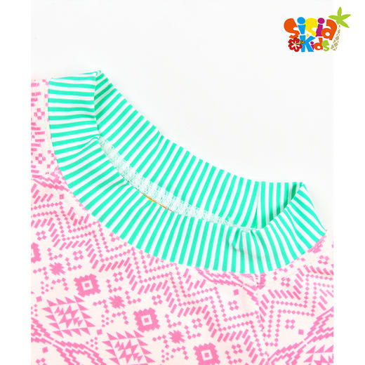 sisi新款儿童泳衣女童夏时尚宝宝泳衣婴幼童女宝分体泳衣 商品图1