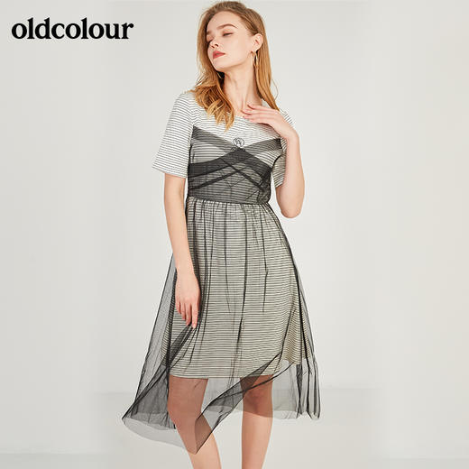 oldcolour连衣裙女中长款夏季M24101194 商品图3