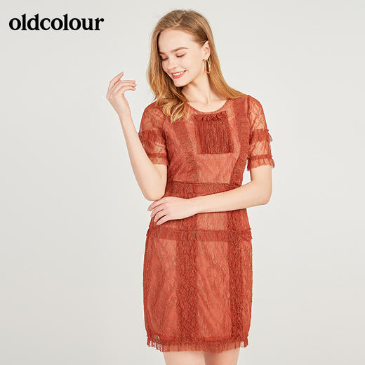 oldcolour蕾丝连衣裙夏季M25101510 商品图0