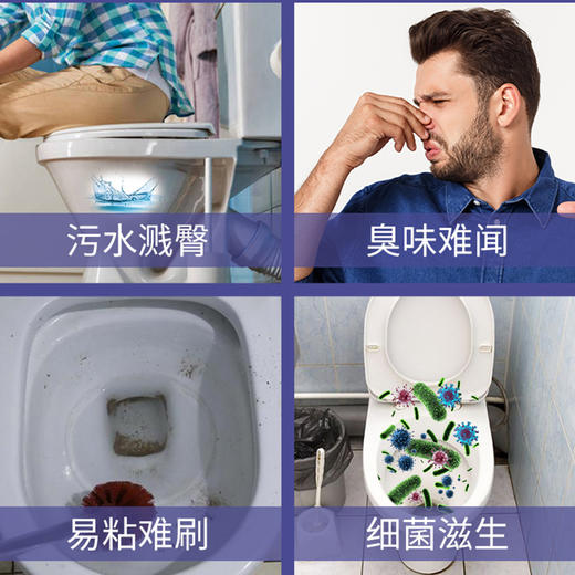 马桶泡泡慕斯洗厕所除臭神器净液泡沫清洁剂宝洁厕灵除垢去黄去渍抽油烟机清洗剂厨房去重油污神器强力去污除污垢油渍净泡沫清洁剂 商品图2
