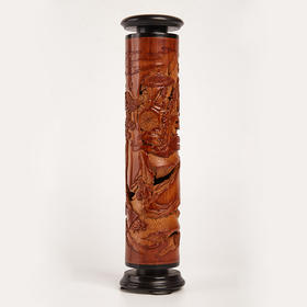 S 姬乐图竹香筒28x6.5cm