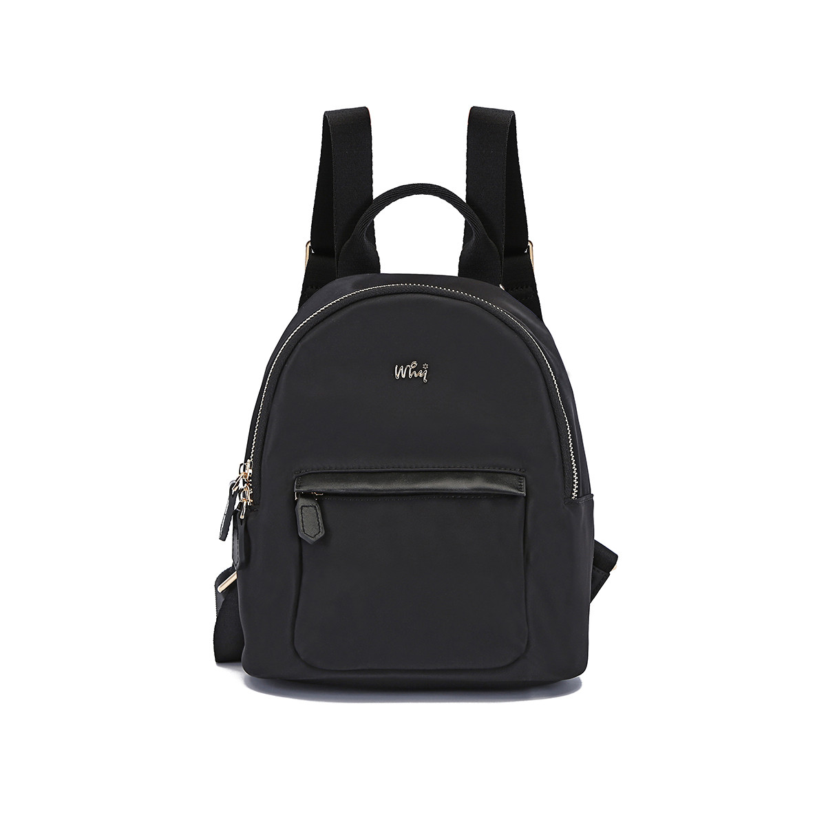 《WHY》简约双肩包布包布背包女士背包舒适背包尼龙布包YAB9031Z