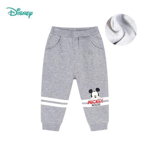 迪士尼男童秋冬抓绒长裤 商品图6