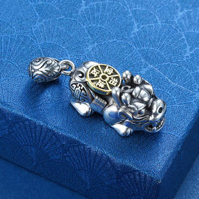 子佩集S925银【招财貔貅】吊坠【YFDZ035】仿古2107