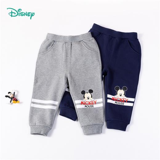 迪士尼男童秋冬抓绒长裤 商品图11