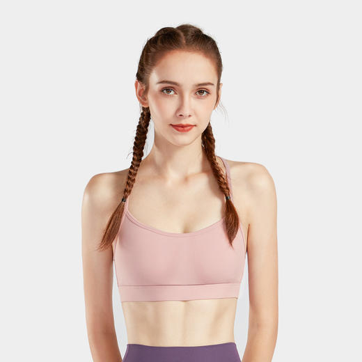 【零感零束缚+性感美背】新款运动文胸女夏薄款性感美背防震聚拢无钢圈跑步健身瑜伽内衣FDM0001    WX21-022 商品图5