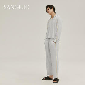 【积分兑换】日常运动风∣SANGLUO桑罗连帽情侣男可外穿家居服
