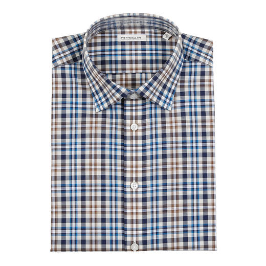 【纯棉衬衫】2021年秋冬男士纯棉衬衫时尚长袖休闲薄款免烫衬衣商务上衣 商品图12