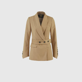 青稞领微喇袖外套