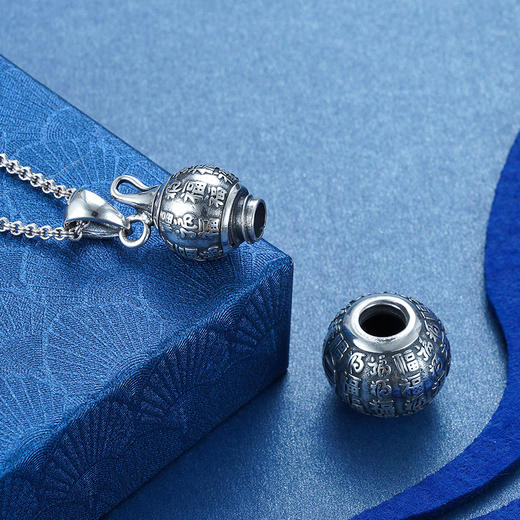 子佩集S925银【一生福气】吊坠【YFDZ038】仿古2107 商品图3