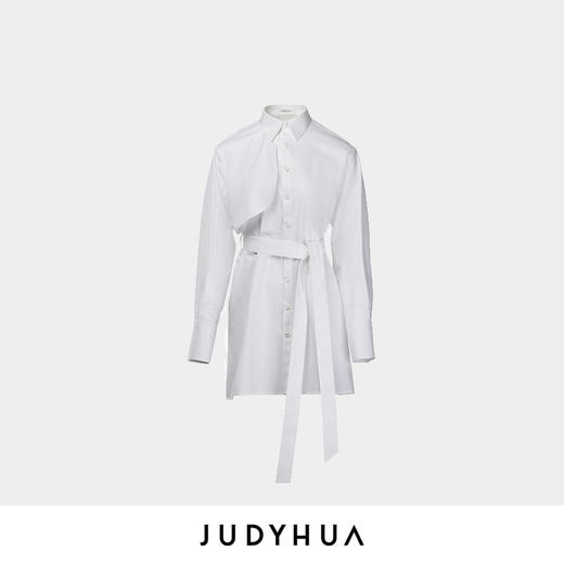 JUDYHUA 层叠设计衬衫裙 商品图3