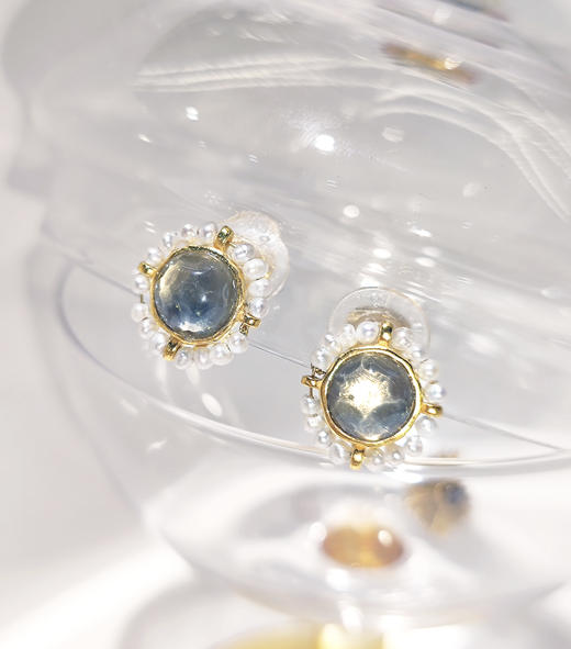 北京仓｜Goossens Paris-Venise-致敬·香奈儿女士-水晶 珍珠 耳钉［法国设计师］ 商品图2