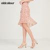 oldcolour欧珂2020夏印花不规则半身裙中裙M24062437 商品缩略图2