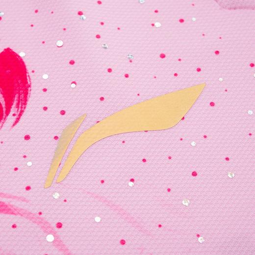 李宁Lining 国服 AAYR358-3 粉色版 专业女款运动短袖半袖T恤比赛服 商品图3