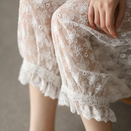 裁缝学苑AG179 蕾丝边裤子纸样女夏季阔腿裤灯笼裤子样板打版图纸 商品图3