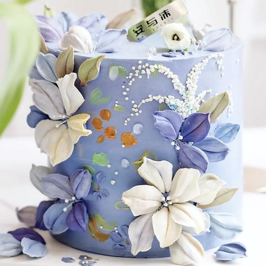 南法花园刮花蛋糕 商品图0