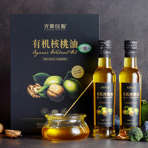 有机核桃油 248ml*2 礼盒装 包邮 商品图3