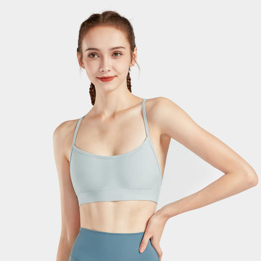 【零感零束缚+性感美背】新款运动文胸女夏薄款性感美背防震聚拢无钢圈跑步健身瑜伽内衣FDM0001    WX21-022 商品图4