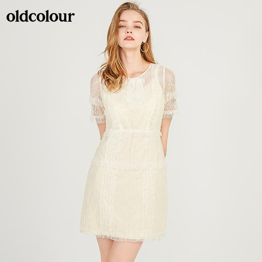 oldcolour蕾丝连衣裙夏季M25101510 商品图3