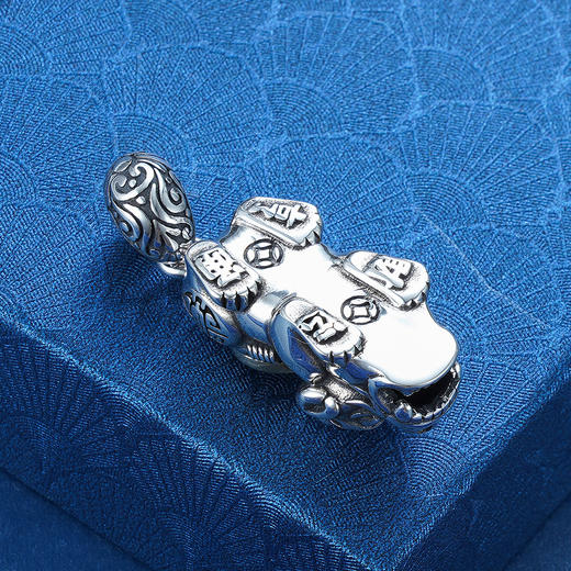 子佩集S925银【招财貔貅】吊坠【YFDZ035】仿古2107 商品图3