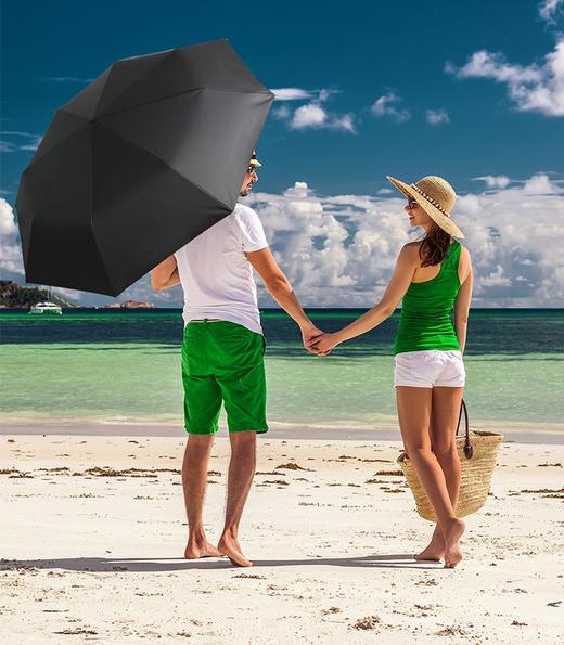 罗马遮阳伞 便携雨伞 自动开收 商品图3