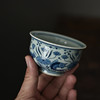 「景德镇仿元手绘鱼藻纹青花瓷茶杯」品茗杯主人杯大号茶盏单杯 商品缩略图1